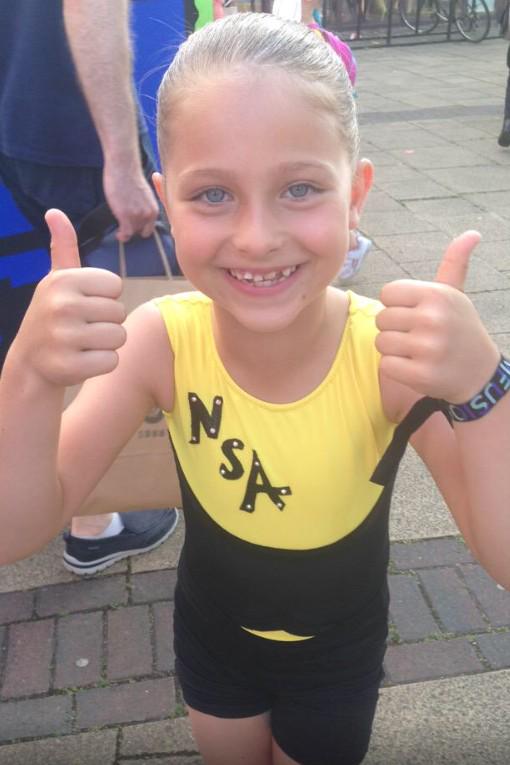 Big shout out to my fave lil gymnast Lily!! Determined to say <a href="/CancerGoodbye/">Goodbye Cancer</a> #gymfusionyork #BEATCANCER RT