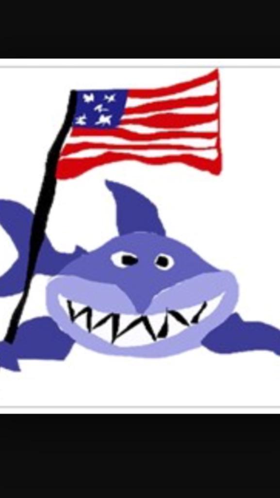 HACsharks's tweet photo. Happy 4th of July to the Shark Family! http://t.co/brvAukDNus