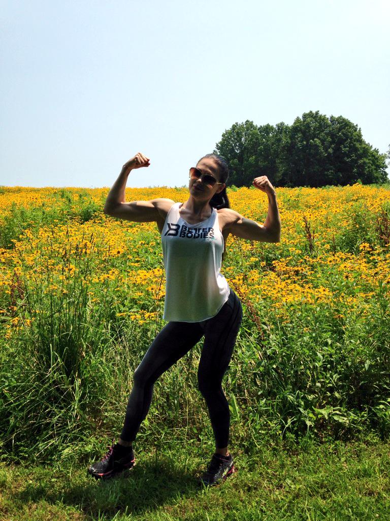AshleyKfit's tweet photo. 💪🌼 http://t.co/dcmWNLe1Fz
