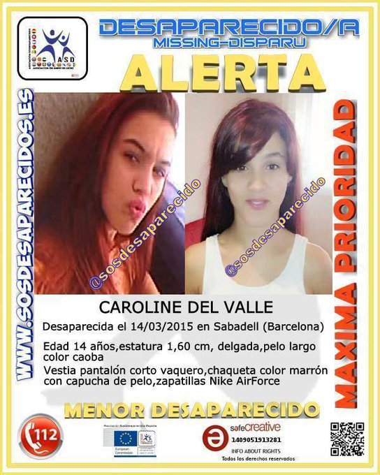 Menor desaparecida hace m&aacute;s d 3 meses ay&uacute;danos. @Carolina_Abril_ @Julia_de_Lucia @Nora_barcelona http://t<a href="/tag/tetasperfectas"class="tags"><span>#tetasperfectas</span></a><a href="/tag/sexoanal"class="tags"><span>#sexoanal</span></a><a href="/tag/culazos"class="tags"><span>#culazos</span></a><a href="/tag/porelchiquito"class="tags"><span>#porelchiquito</span></a>