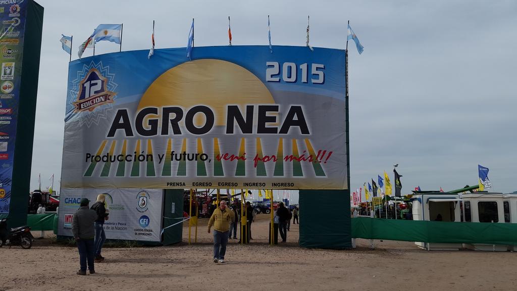 balbuena2015's tweet photo. Hoy Agro Nea Exposición para el Agro. Domingo Peppo http://t.co/4a5elHUEuP