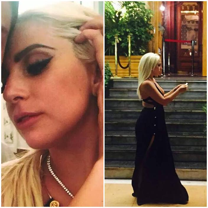 Lady Gaga, Mónaco'da bir bara gitti;