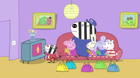 nickjruk's tweet photo. When the kids takeover the TV...who HASN'T been there?!! #PeppaPig http://t.co/Cq1CFr9jIB
