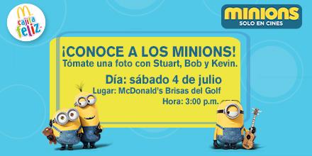 mcdonaldspa's tweet photo. HOY los Minions estarán en McDonald's Brisas del Golf a las 3:00 p.m. ¡Riega la voz! #MinionsEnMcDonalds http://t.co/I3ZFKFqhps