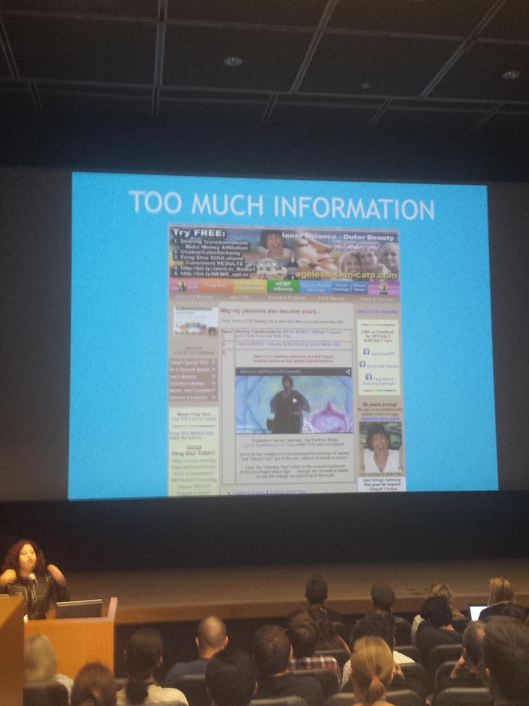totemwebdesign's tweet photo. We don't need that much information... #creationtotem #WCMTL #Web #Terrible http://t.co/9FqMwImWmC