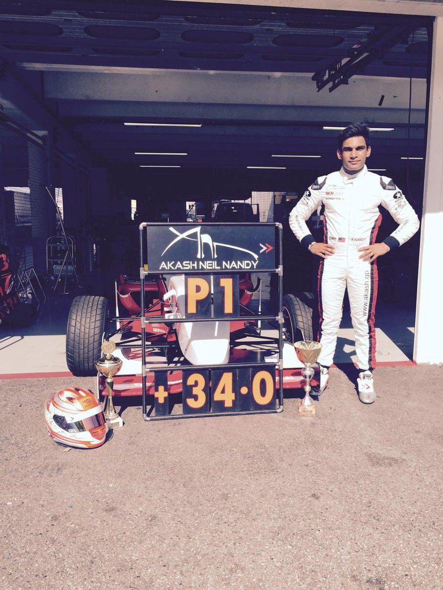 PERF_Racing's tweet photo. Race 2 Done 👍 Ambient of 38 degrees didn't affect @akashneilnandy who produced great lap times throughout the race http://t.co/PvEB9G2FMM