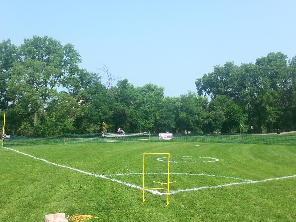 CvilleCares's tweet photo. Fields are ready! Get here early to gaurentee your T-shirt! http://t.co/KekPjhYiUE