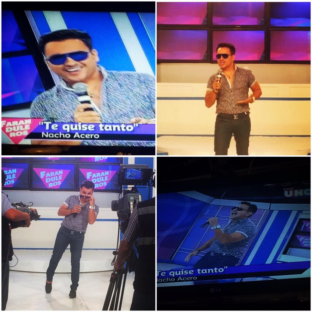NACHO_ACERO's tweet photo. Imágenes de nuestra presentación ayer en @CanalUnoTv De #Ecuador de nuestra primera promoción 2015 #TeTengoQueOlvidar http://t.co/Qddqu7mm2Z