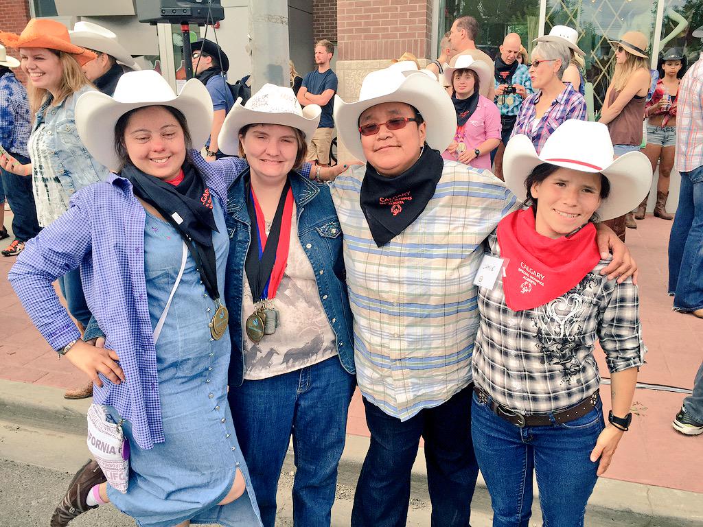 Come down to <a href="/thenashyyc/">The Nash</a> to enjoy a #Stampede breakfast and mingle with some of our athletes! #bikiniespy