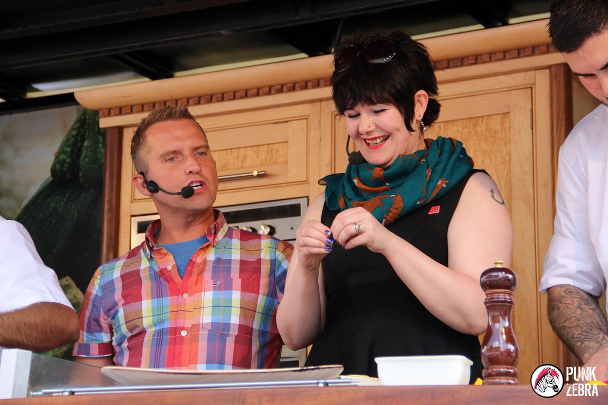 PunkZebra's tweet image. It's been a superb day of filming with @Phil_Oldershaw at the @ColmoreBID Food Festival in Birmingham. #CBDFoodFest