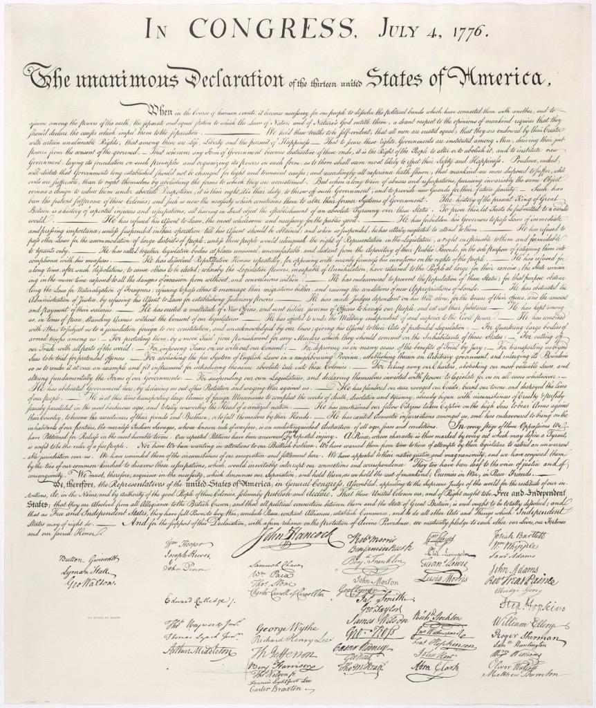 MarthaRobyAL's tweet photo. I encourage you to re-read the Declaration of Independence: "In Congress, July 4, 1776..." http://t.co/NMI41ovhcx 🇺🇸 http://t.co/vHniOSRm5M