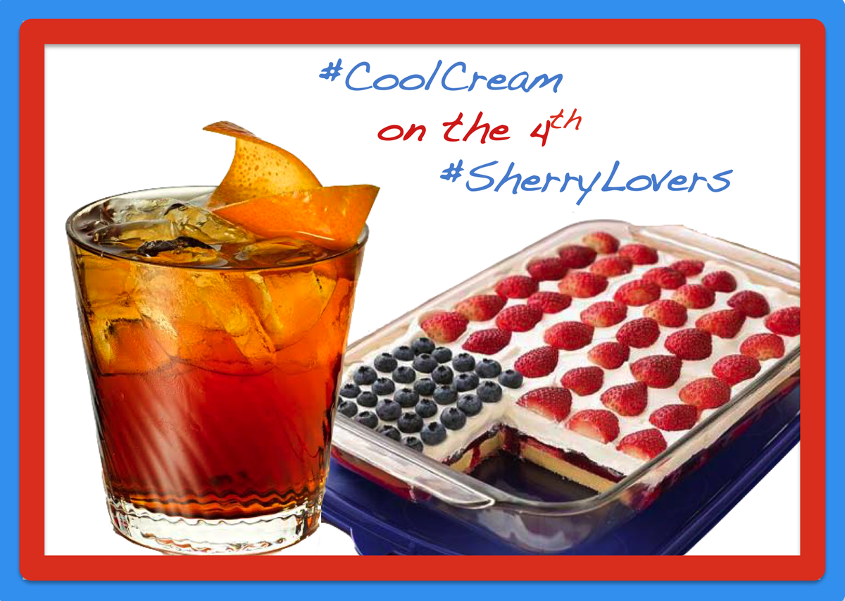 SherryWines's tweet photo. Happy #4thofjuly @SpainInTheUSA @Sherryfest @rosemarysgray @DespanaNYC we're celebrating with #coolcream & cheescake http://t.co/jHLY3EIloh