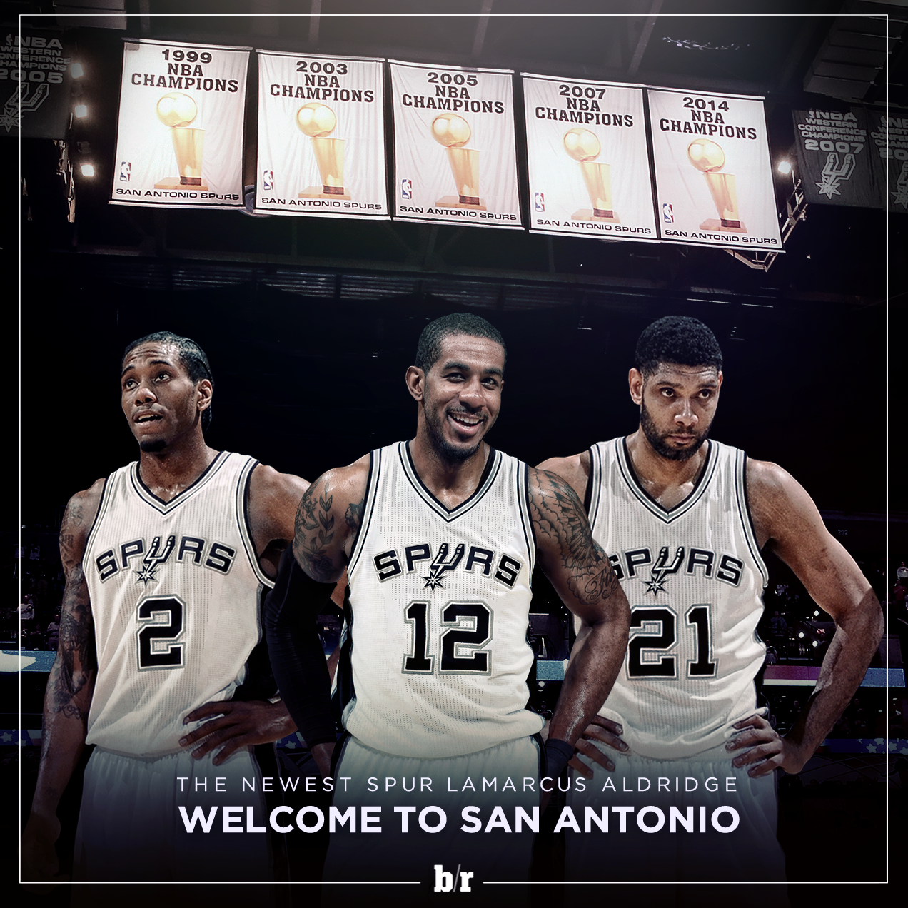 Bleacher Report on X: LaMarcus Aldridge and the Spurs have
