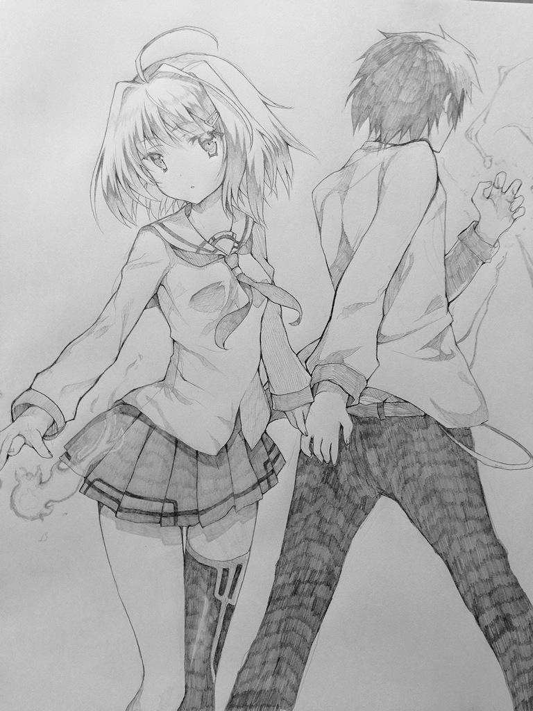 最近ちまちま描いてたアナログ絵達 