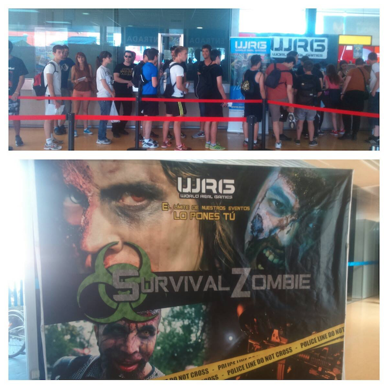 SurvivalZombie's tweet photo. Aquí os esperamos a zombies y supervivientes @emisar1o @Bookworm_Seele #SZGijón http://t.co/rBjXh4ifIW