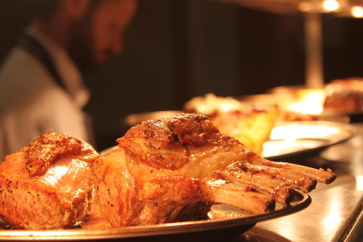 Delectable rack of Kerry lamb awaiting <a href="/Chef_Stevie/">Stephen Sullivan</a> accompaniments of sweet &amp; sour aubergine &amp; pine nuts