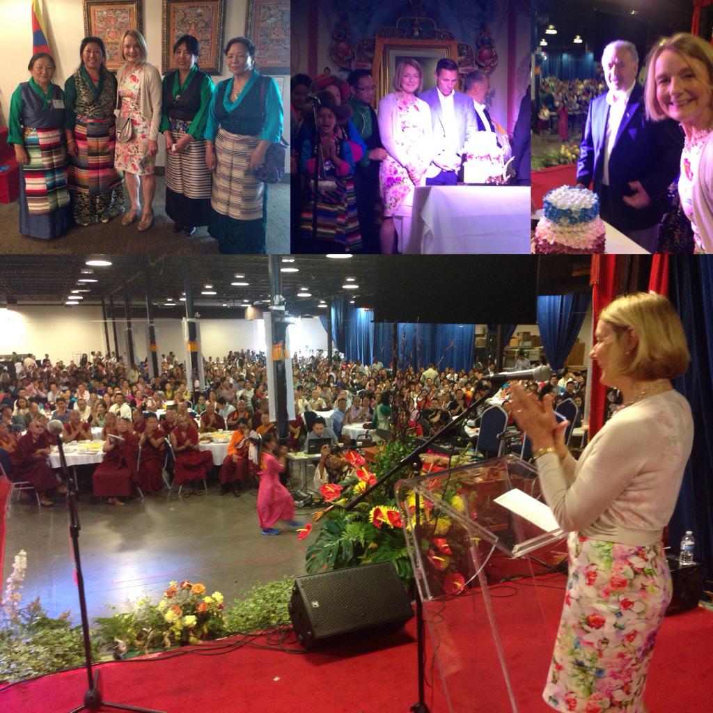 A very happy 80th bday to the Dalai Lama. Wonderful celebration at today.   