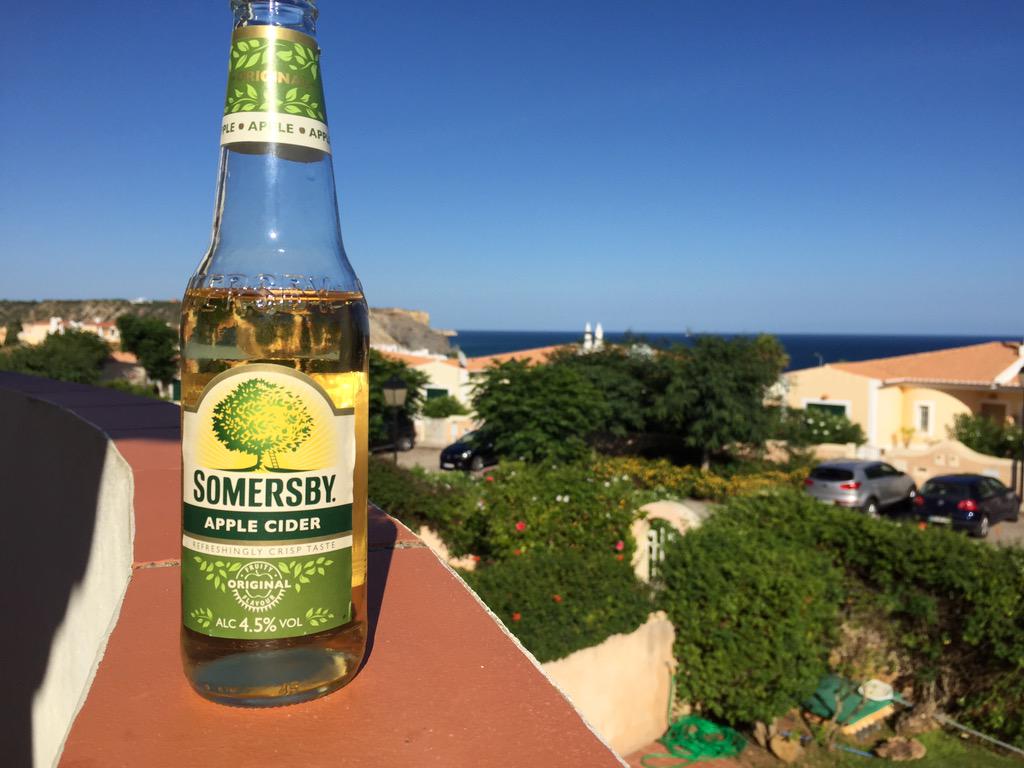 <a href="/Somersby/">Somersby</a> hello from sunny Portugal! Cheers! #somersbyinthesun #cheers #cider