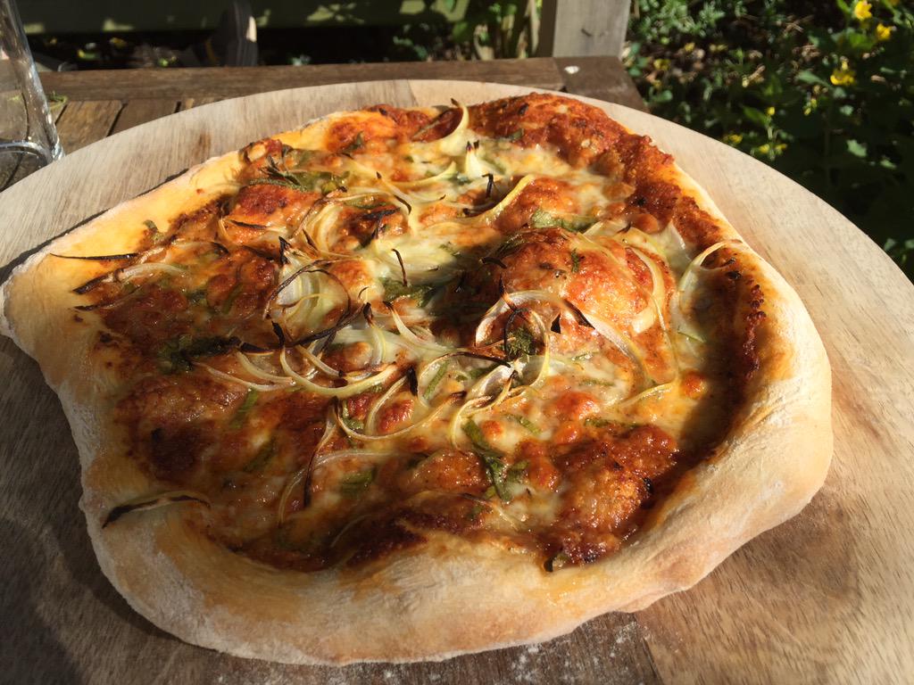 An unusual take out of pizza dough from <a href="/thewoodoven/">Chris Dixon</a> resulted in this. Thanks Chris