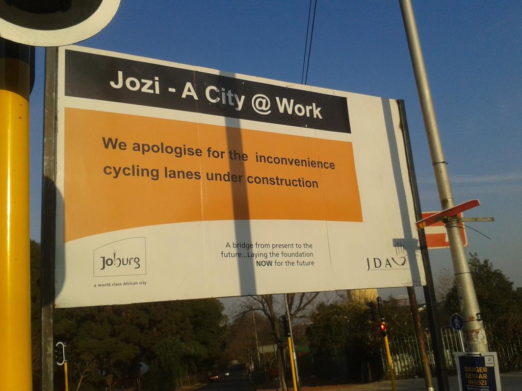 @rideyourcity Do you know if these will be separated from traffic? MT @Joburg: Great to say see this today