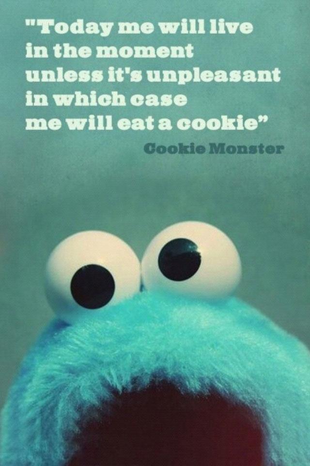 SantullosPizza's tweet photo. Wasn't Cookie Monster, like, constantly eating cookies, though? http://t.co/JoEK3sumGS
