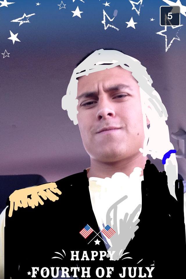 jackieleyvaa's tweet photo. When George Washington snapchats you🇺🇸🇺🇸🇺🇸🇺🇸🇺🇸🇺🇸🇺🇸 (@logan_kieran ) http://t.co/6Qbg1yg2F0