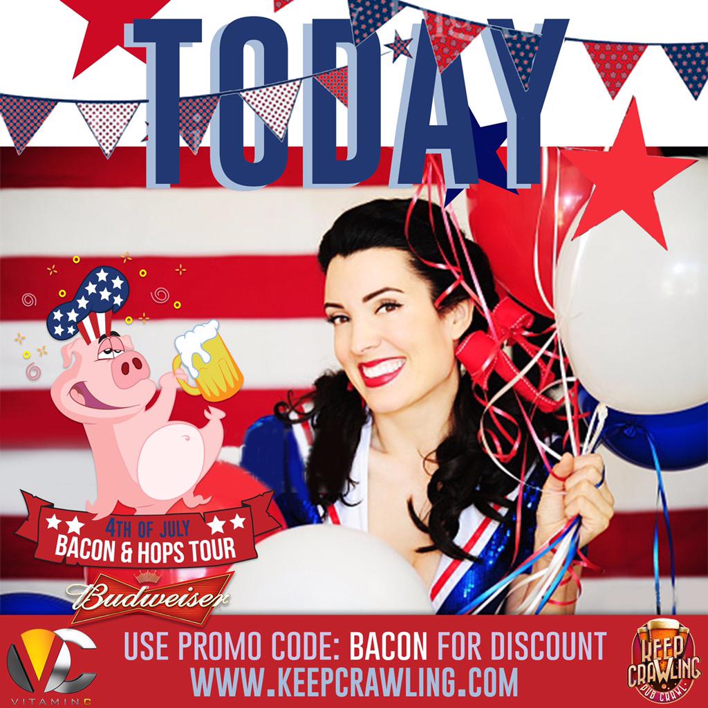 KeepCrawling's tweet image. Happy 4th of July!!!! Check in begins at 3:30 pm @batchmiami where you get your sample Mac Attack!!!
