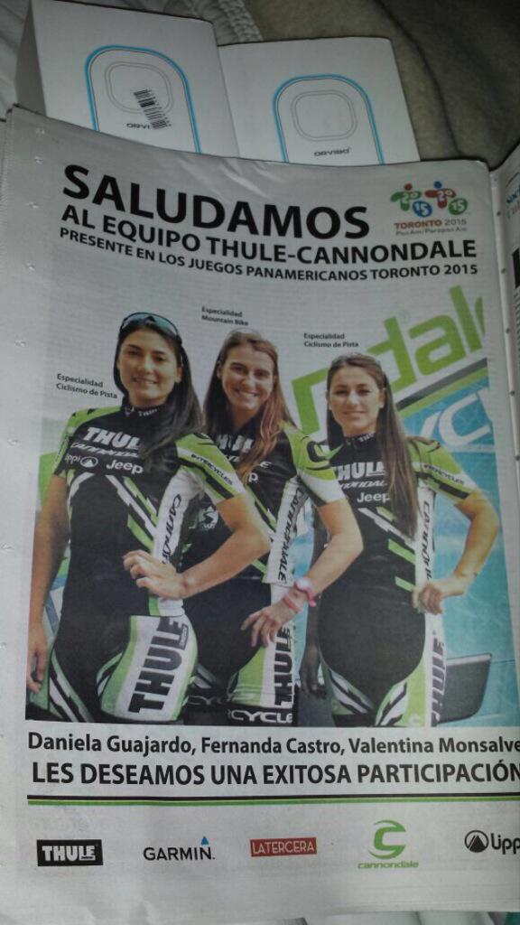 cuartefemchile's tweet photo. Hoy dos de nuestras integrantes en Diario La Tercera #TeamChile #TO2015 http://t.co/YGTjlL49WQ