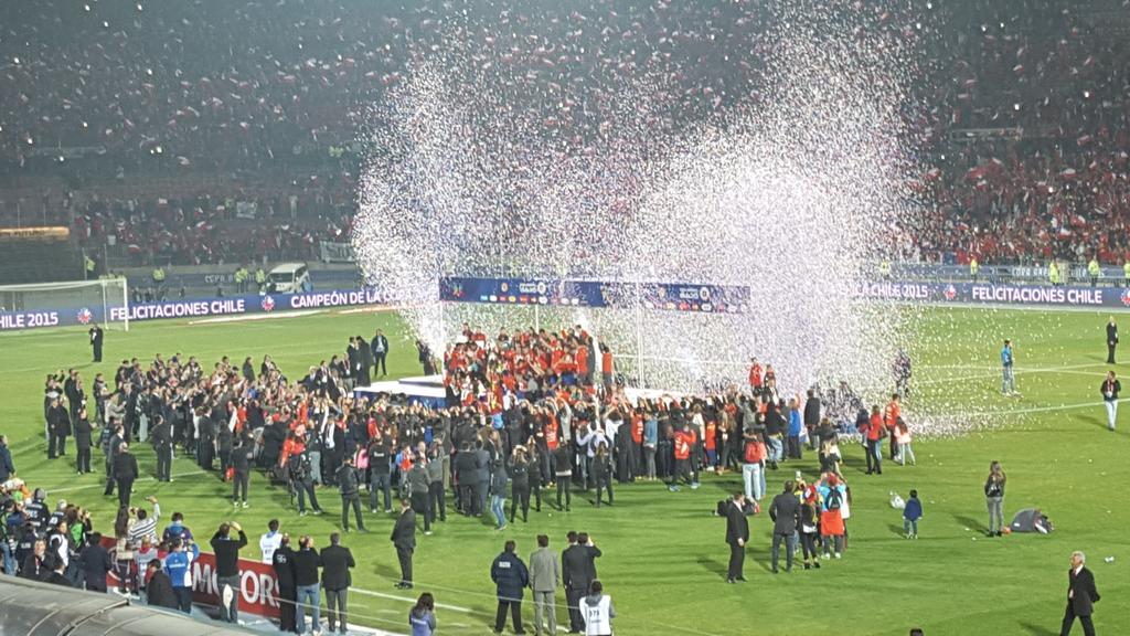 ¡#Chile Campeón! 🏆 #CopaAmericaDIRECTV