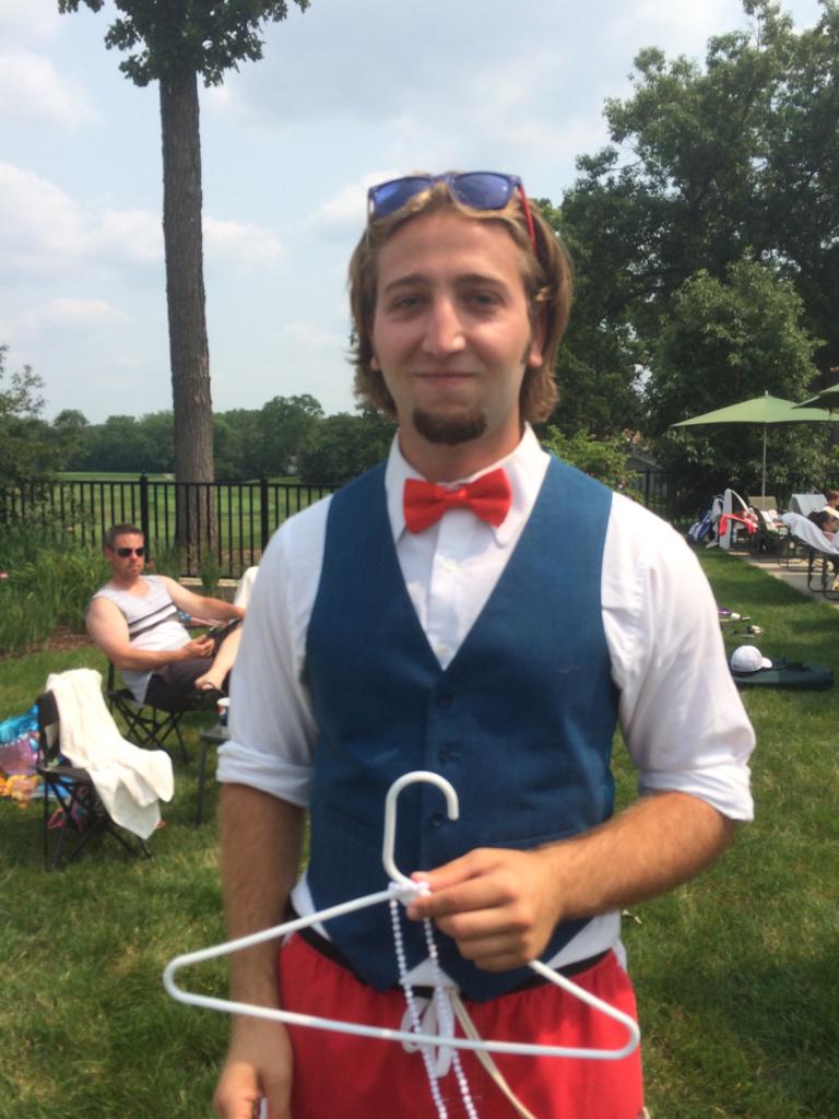 ofccpool's tweet photo. By the way, if you need assistance, ask one of our Walking Guards: Tony (sequin) & Dave (Uncle Sam)! #4thofJulyAtOFCC http://t.co/LyHUA9yMoF