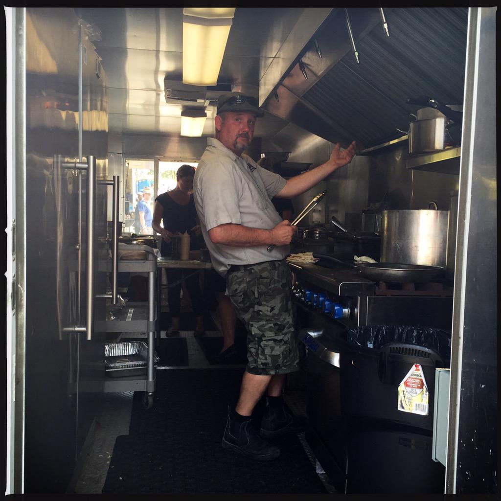 menwithknives's tweet photo. Good times in the taco truck #mariposafolkfest http://t.co/WNaWdmiD5E