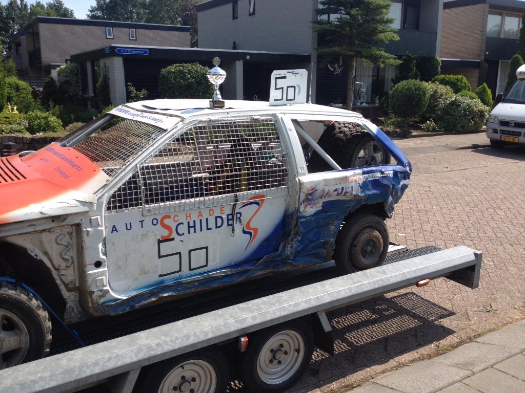 Zelf ook nog klein succesje, beste senior tijdens "Hel v Creil" #autocross