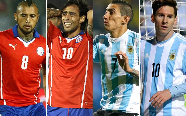 igesporte's tweet photo. Quem ganha a Copa América? Chile ou Argentina? Siga a final aqui e deixe seu palpite | http://t.co/D0disuXFGo http://t.co/d5usUqwsnb