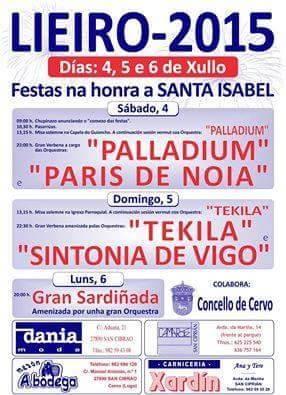 Hoy en las fiestas de Lieiro, Cervo, Lugo acompañados de Paris de Noia y comenzamos nosotros! #aquisisebaila