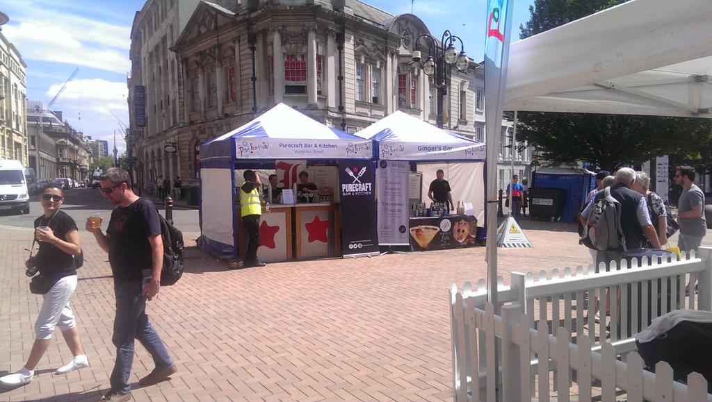 PureCraftBars's tweet photo. We loved the @ColmoreBID #CBDfoodfest! Great to meet all the neighbourhood! We can't wait for next year! http://t.co/iwtI9d8ycX
