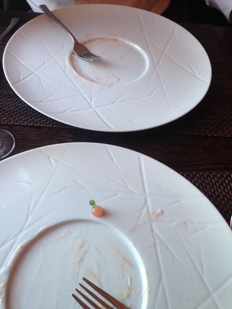 Couldn't bring myself to eat the last morsel! Awesome meal, highly recommend @houseoftides @KennyAtkinson1 👍🏼