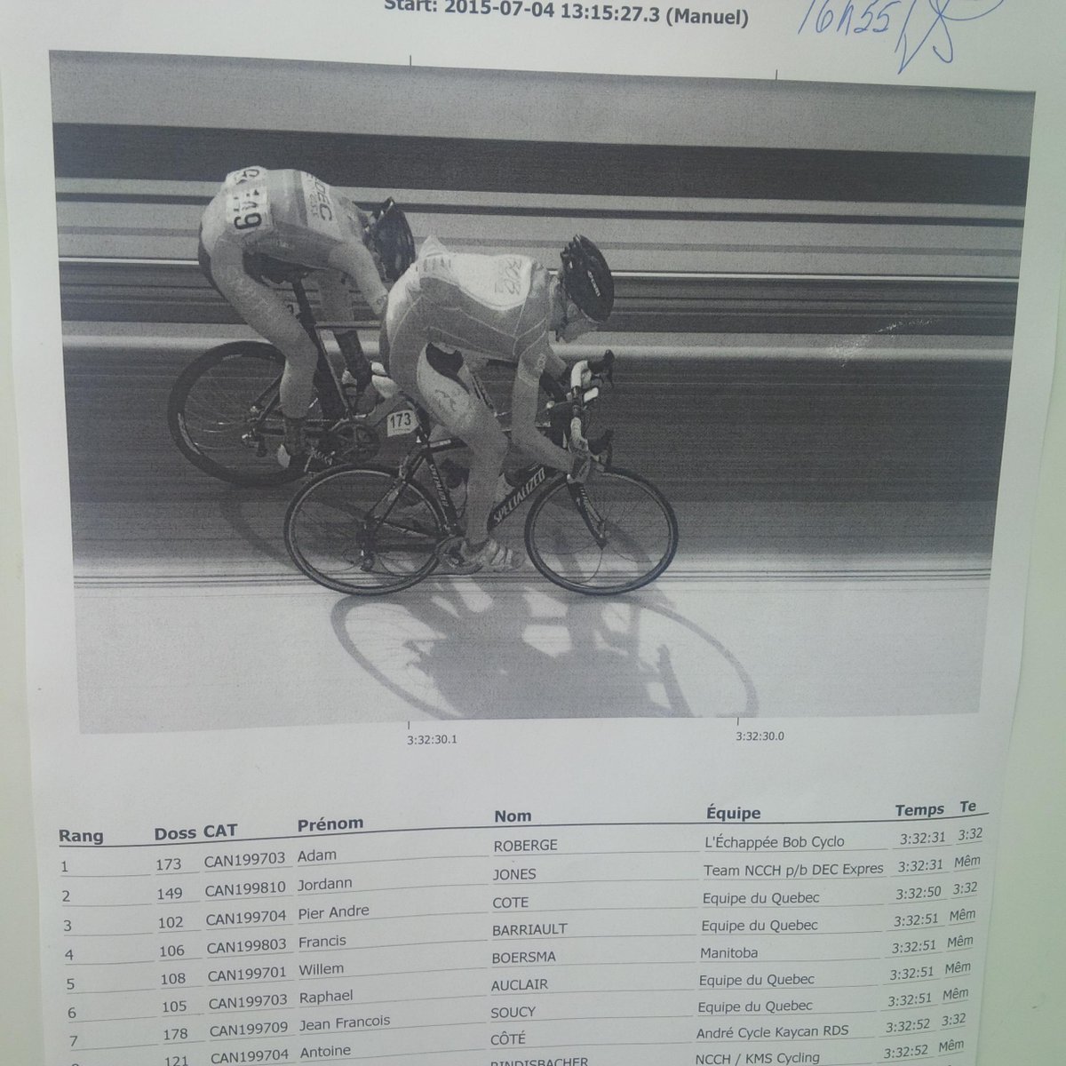 CyclingCanada's tweet photo. And...we have your new Canadian Junior Road Champion! #GRCanRoadChamps Junior Men http://t.co/KfWq7CMu5z