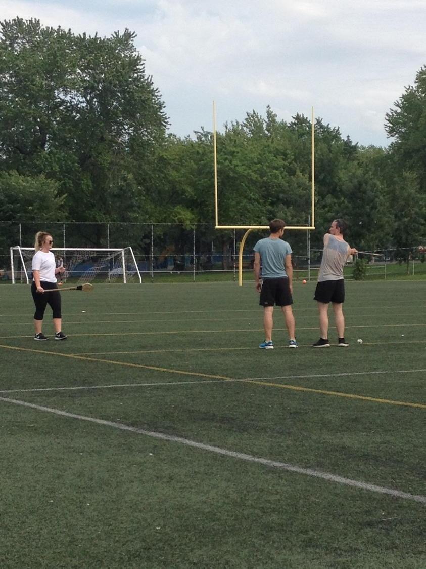 Hurling at the park? Word
