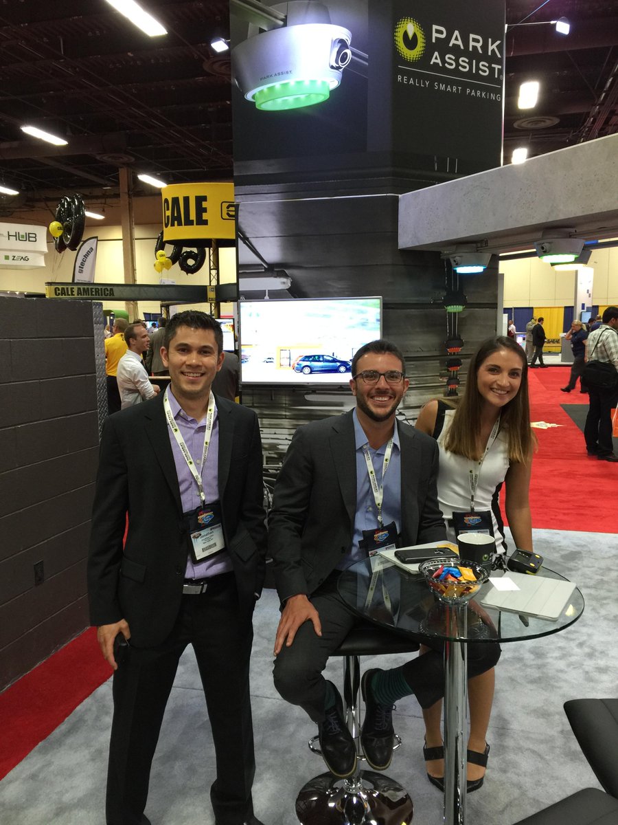 parkingtoday's tweet photo. #ParkingToday loves @ParkAssist team. Awesome group! Great booth at #IPIConf Las Vegas http://t.co/lM8y6qLBUR
