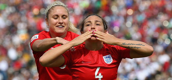 BBCSport's tweet photo. England are about to be awarded their medals at the #FIFAWWC

Watch live @bbcthree: http://t.co/3lAUo9Fdv9 #Lionesses http://t.co/7OCokff8Qa