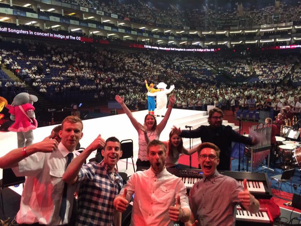 That was fun!! So many people worshipping God together in all different languages, music styles and dance moves! Woo!