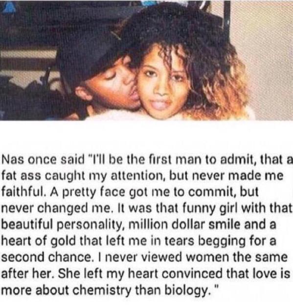Nas said it best