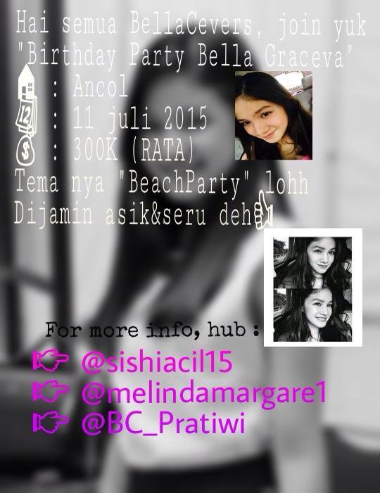 BellaaCevers's tweet photo. H-6!! Yukk buruan ikut😘😊💕 @bellagraceva_ap http://t.co/QPB8SHsGcU