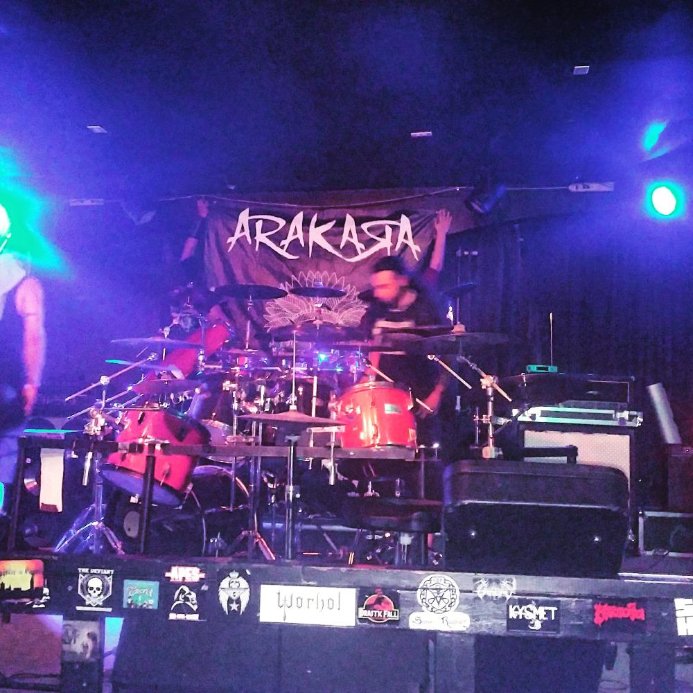 arakaraband's tweet photo. Setting up! Get ready 👹 #Arakara #BrassMugTampa #ThrashMetal http://t.co/lrL7o5G5Z8