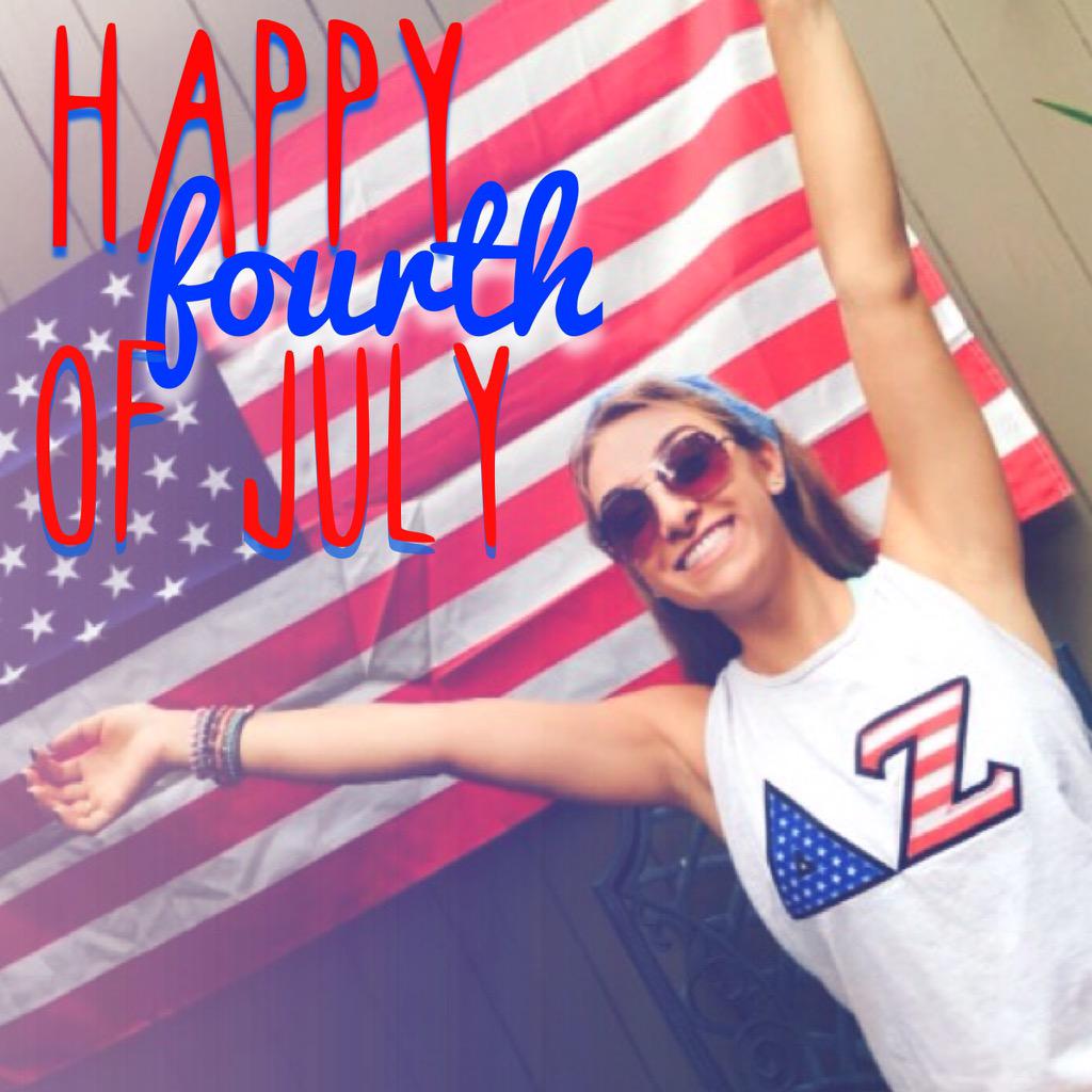 Here's to the country that gave us freedom, and the sorority that gave us sisterhood ❤️💙