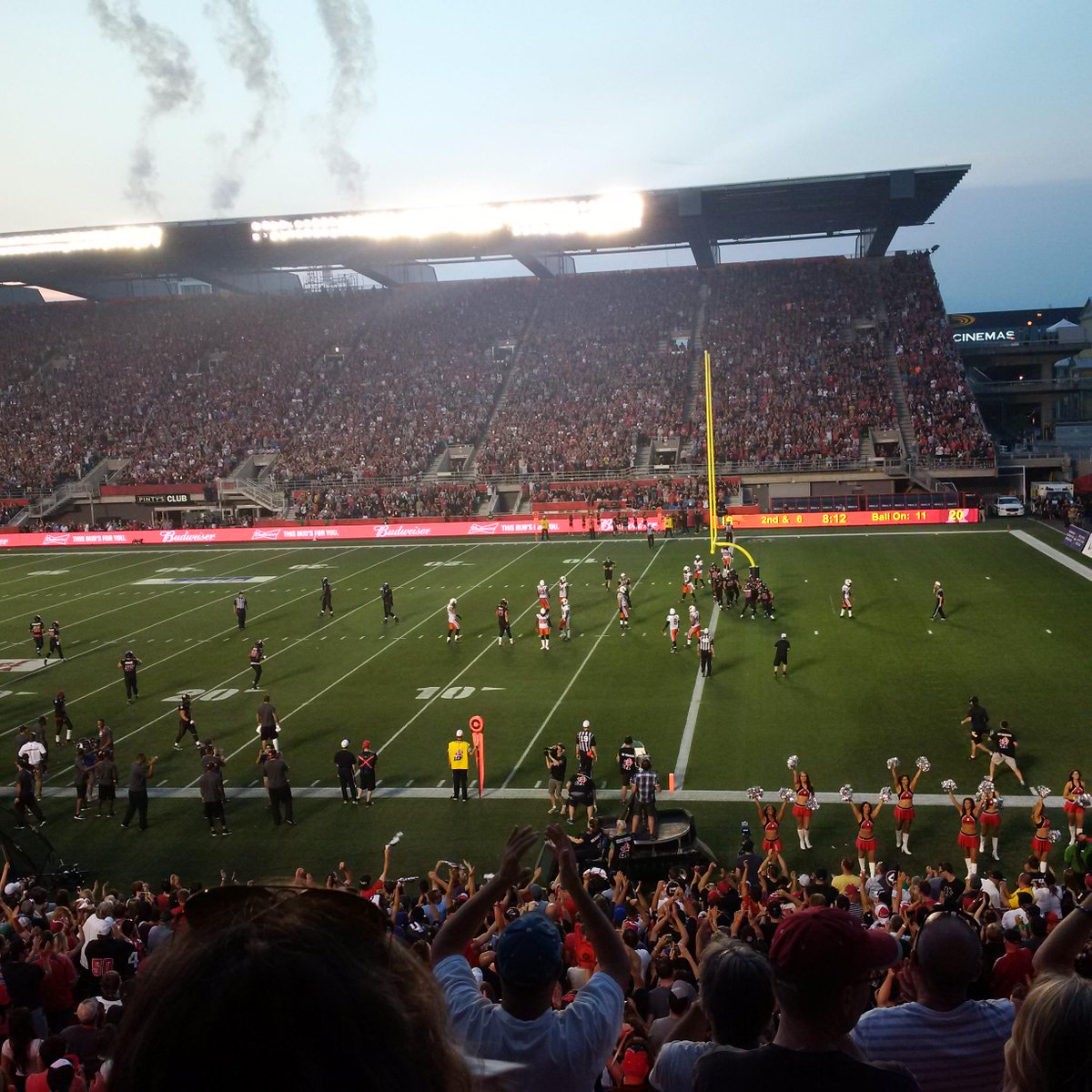 TD_Canada's tweet photo. What a great night @TD_Place &amp; a great #RedBlacks game! Looking forward to the rest of the season! http://t.co/pBqPzF6hsQ