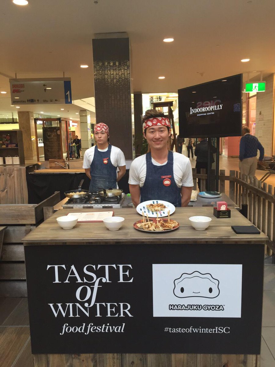 Hurry hurry down to Indooroopilly Shopping Centre Tastes of Winter for free gyoza samples till midday!