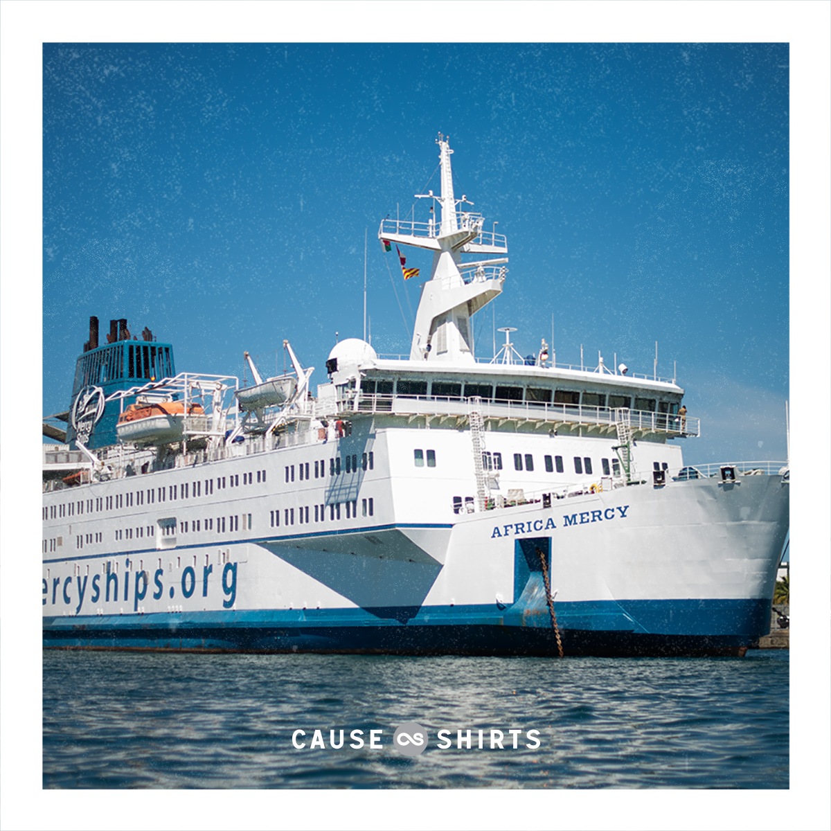 CauseShirts's tweet photo. The hospital ship, Africa Mercy, provides state-of-the-art medical + surgical facilities. http://t.co/xdahmwsFDY http://t.co/eIbWu8AXC2