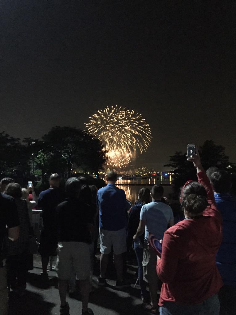 What a show! Happy #July4th! Now for the fireworks