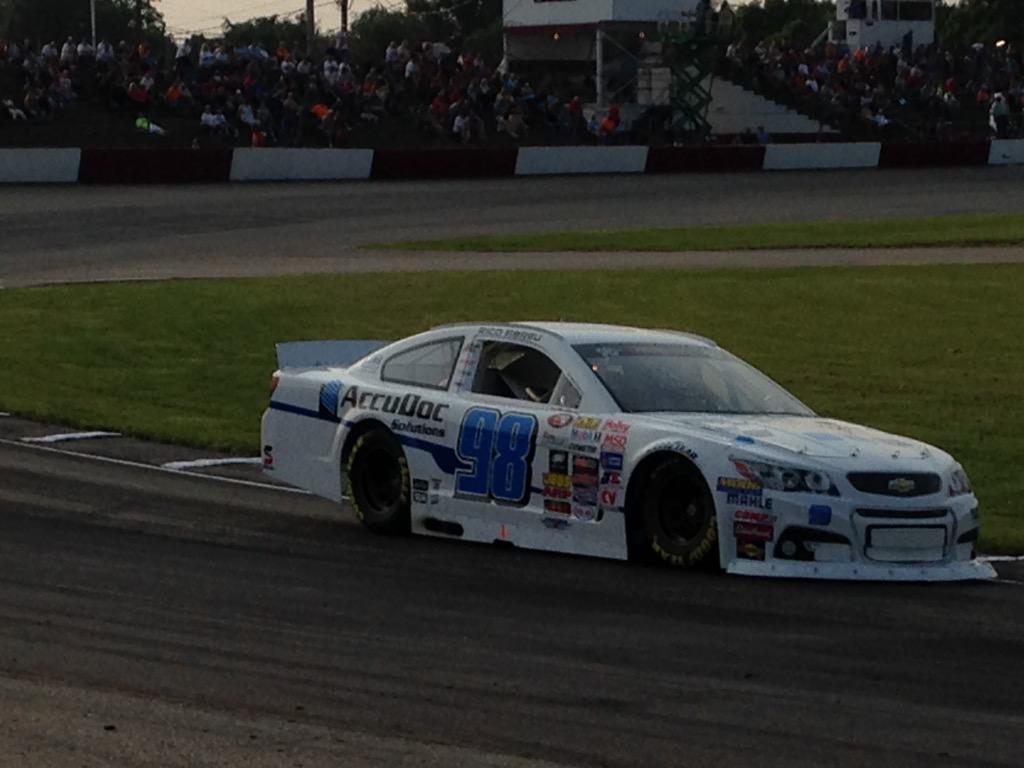 C_Wr1ght's tweet photo. .@Rico_Abreu wins his first race @COLUMBUSPEEDWAY #NAPA150 #KNEast #WINNERSticker http://t.co/B9f130te4K